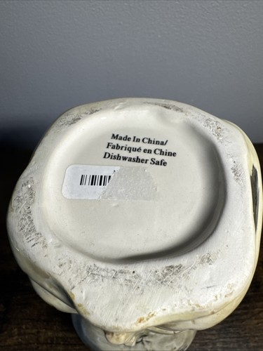 Halloween Dekor Grusel Totenkopf Skelett Keramik Vase 8" - Bild 10 von 13