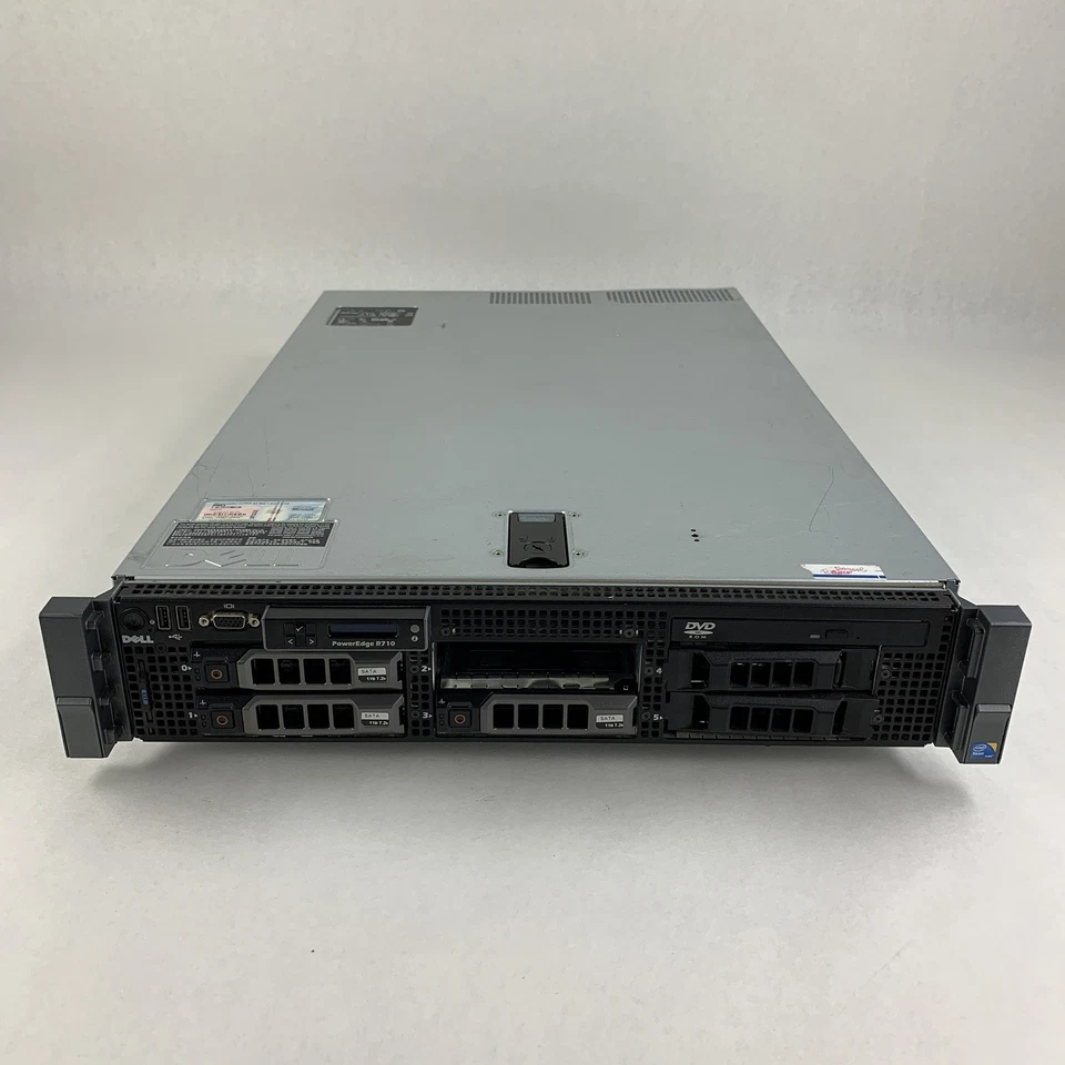 Dell PowerEdge R710 Server x1 Intel Xeon E5504 2.00 GHz 24 GB RAM No HDD No OS - Image 2 of 4