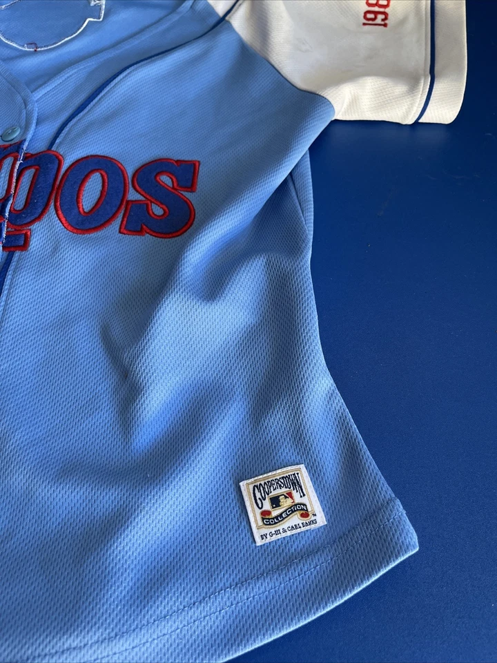 Vintage Copperstown Collection MLB Montreal Expos Rare Jersey Youth Large - Image 4 of 4