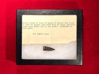 RARE & HIGHLY COLLECTIBLE BULLET FOUND AT SITE OF BONNIE & CLYDE'S DEATH