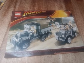 Genuine LEGO Indiana Jones 7622 Race for Stolen Treasure Instruction Manual