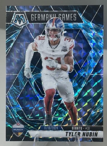 2025 Panini Mosaic Tyler Nubin Germany Games #261 Genesis Prizm Case Hit SSP