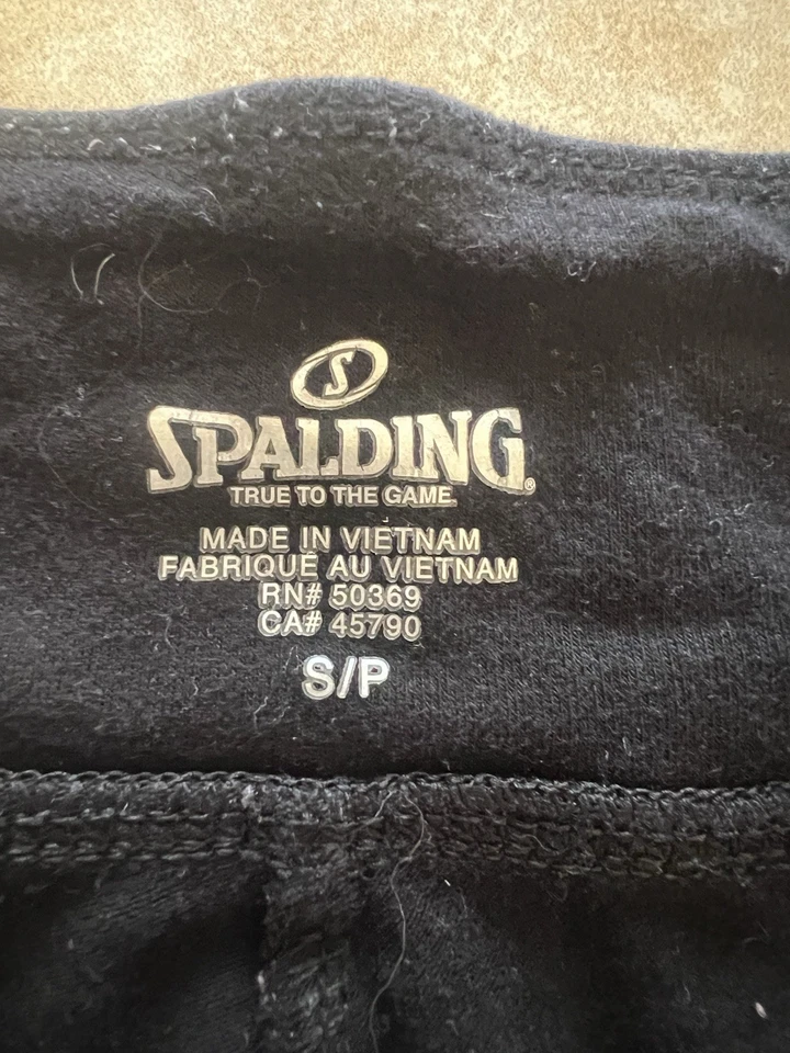 Spalding Workout Leggings Womens Size Small Black - Image 3 of 4