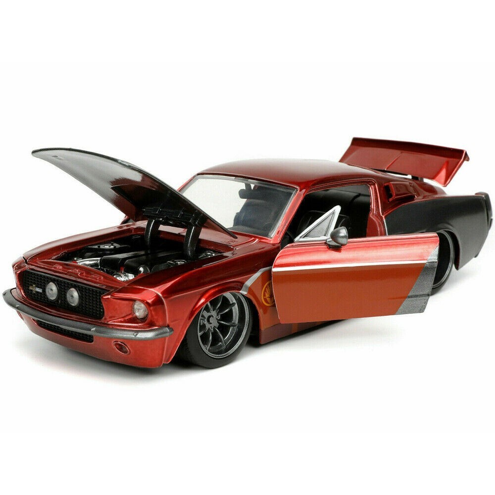 ミニカー GALAXY 1967 SHELBY GT-500 w/STAR-LORD Jada 1:24 Marvel Guardians of the Galaxy Star-Lord 1967