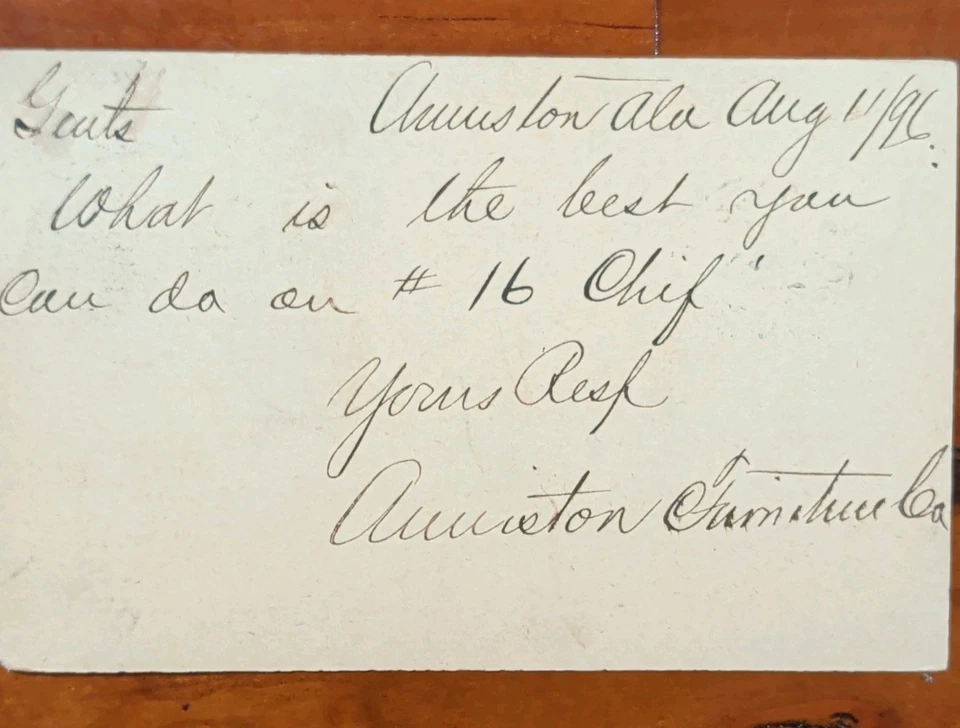 US EARLY POSTAL CARD #UX12 LA. TO CINCINNATI 1896 POSTAL Card - Image 4 of 4