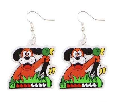Retro Vintage NES Dog Duck Hunt Women s Earrings 80 s Classic Video Game Fan