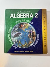 McDougal Littell Algebra 2 Teachers Edition -...