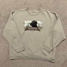 Vintage Black Lab Dog Sweatshirt Hunting Graphic XXL