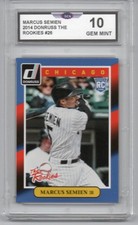 2014 DONRUSS THE ROOKIES MARCUS SEMIEN ROOKIE BASEBALL CARD NEW YORK METS. rookie card picture