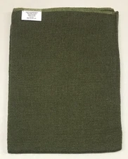 MIL-SPEC 100% Wool Men's Neckwear Scarf OG 208  9" x 50" Factory 2nds