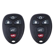 2Pack 5-Button Keyless Entry Remote Car Key For Chevrolet For GMC For Cadillac
