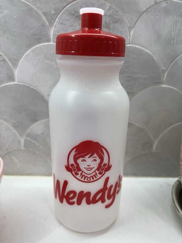 Wendys Water Bottle Promo Fast Food Wendys
