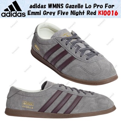 adidas WMNS Gazelle Lo Pro For Emmi Grey Five Night Red KI0016 Women's Size