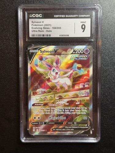 Sylveon V graded CGC 9 for sale on eBay
