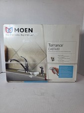 Moen Torrance Low-Arc Single-Handle Standard Kitchen Faucet w/ Side Sprayer