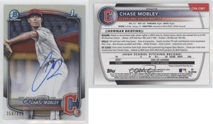 2025 Bowman Chrome Prospect Auto Refractor /499 Chase Mobley #CPA-CMY Auto
