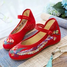 Student Chinese Embroidery Hanfu Shoes Women Traditional Ancient Costume Classic
