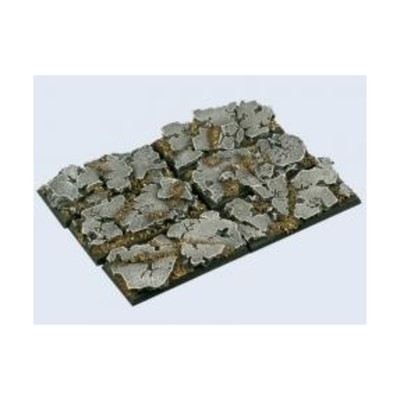 Micro Art Mini Base Ruins 50mm Ruins - Cavalry Bases Pack New