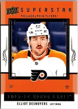 2023-24 Upper Deck Artifacts 2023 Update - Clear Cut Rookies Elliot Desnoyers