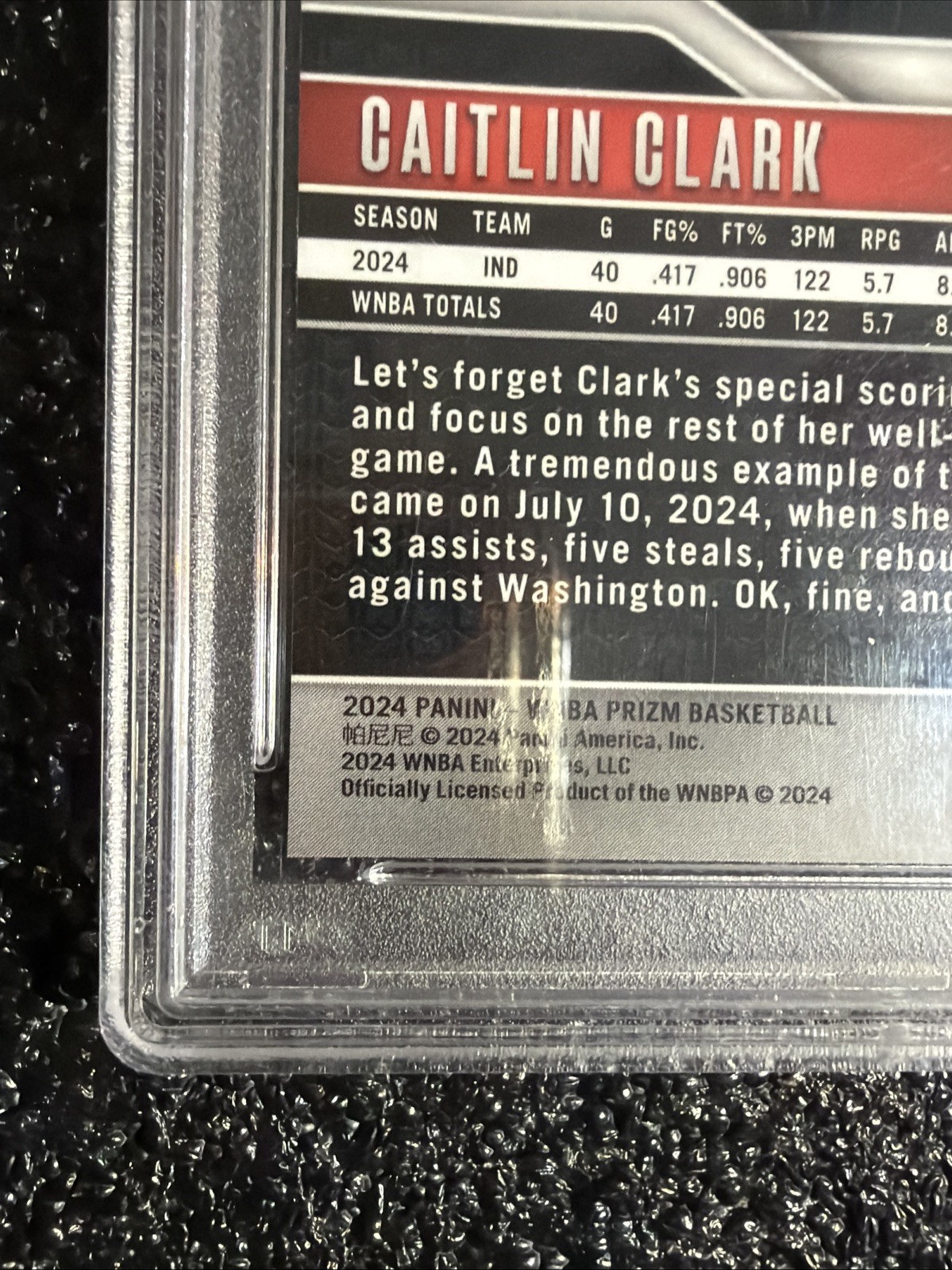 2024 Panini Prizm WNBA - Caitlin Clark #145 Green Prizm (RC) view 11
