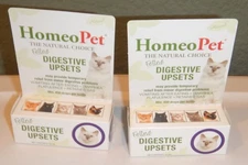 HomeoPet Digestive Upsets 15 mL treatment for cat Lot of 2