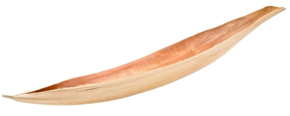 NaDeco Kokos Boot 60-80cm | Kokosschale | Palmenblatt | Dekoschale - Bild 1 von 1