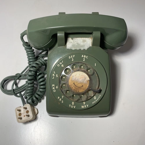 Bell System Rotary Phone. Sage Green 60s. Japan