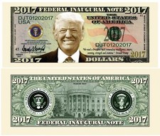 40 Pack Donald Trump presidential Inaugural Collectible POTUS Money 2017 Dollars