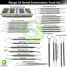 Dental Examination Kits Hygiene Cleaning Explorer Probe Tartar Plaque Remover 