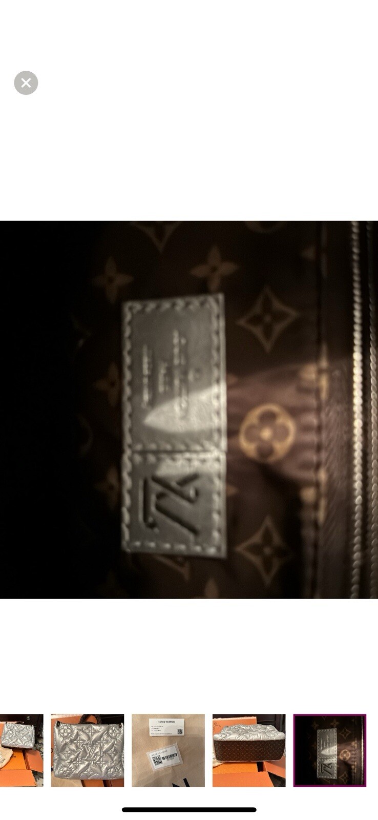Louis Vuitton Econyl Onthego GM Pillow Silver Bag Puffer Giant Flower Monogram image 3