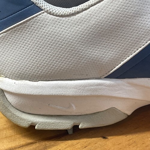 Nike Sport Performance Scarpe da Golf Donna 9.5 Bianco Blu Sneakers 309888-141 - Foto 7 di 14
