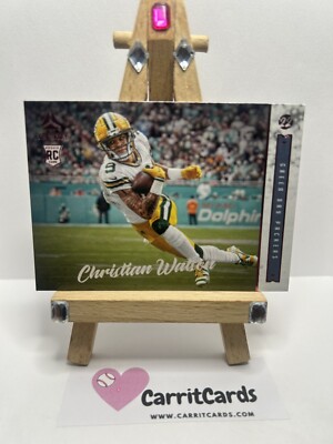 CHRISTIAN WATSON 2022 Panini Chronicles Luminance Rookie RC PINK FOIL Green Bay
