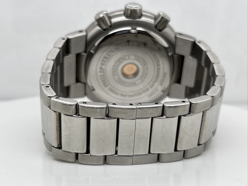 Reloj Philip Stein Active Cronógrafo Cuarzo Fecha Acero Hombre 44mm Foto 4 de 4