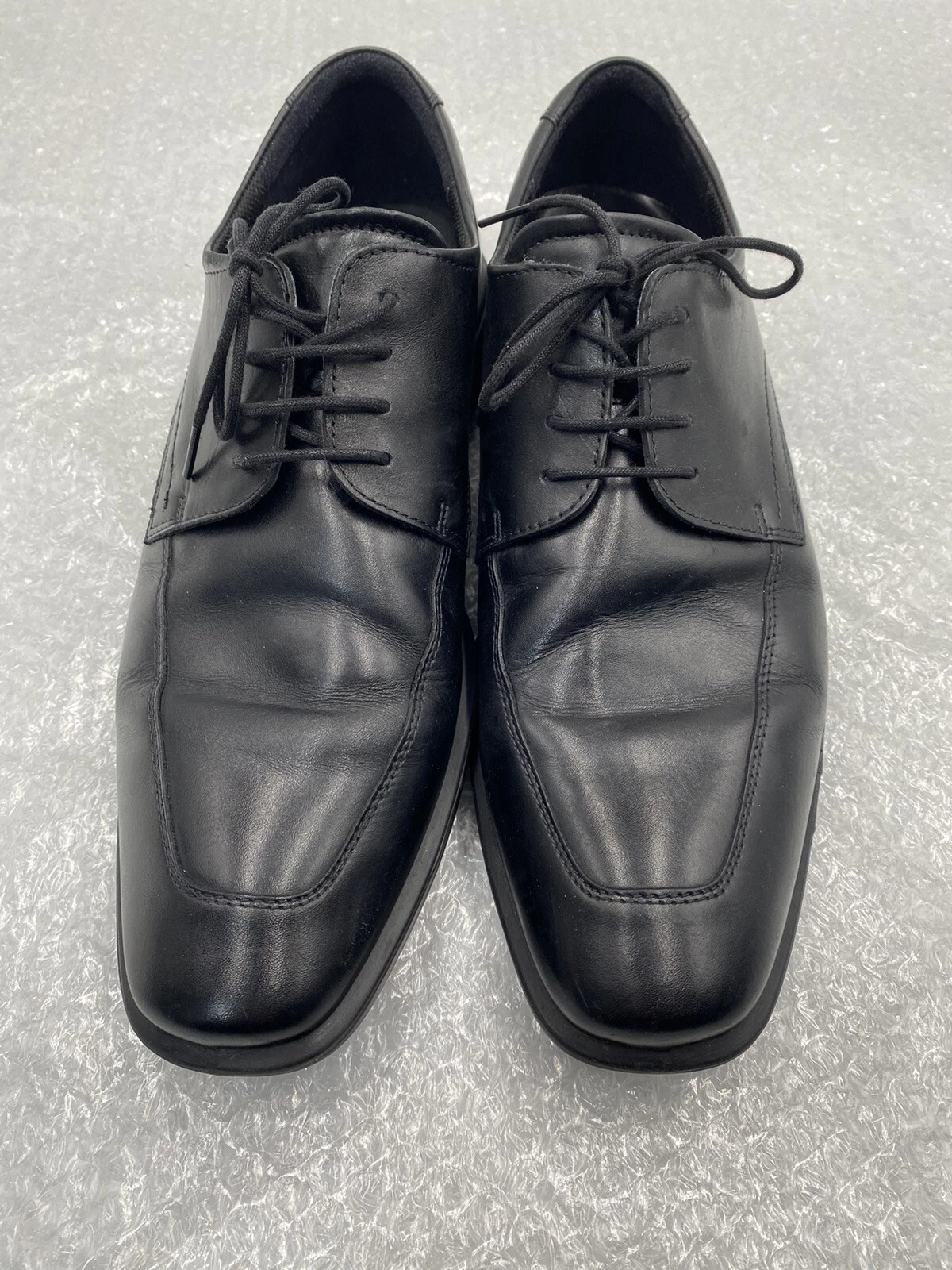 Mocassini casual da uomo neri ECCO taglia 12 12.5 46 in pelle