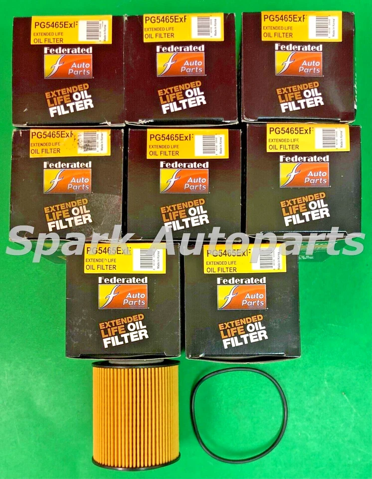 Lot of 8 Engine Synthetic Oil Filter FEDERATED PG5465EXF For MINI Cooper, CH9584 Foto 2 de 3