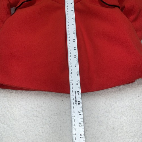Cat & Jack Red Black Hooded Peacoat Girls Faux Fur Hoodie Size 4T - Picture 16 of 18