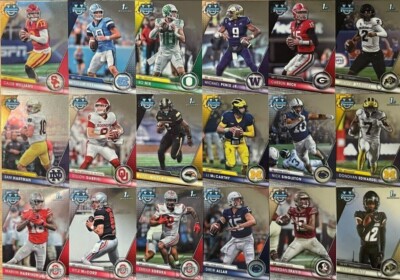 2023  Bowman Chrome University Football  1st Chrome #1-200 U PICK CARD