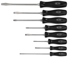 8pc ENDUROGRIP™ Premium Mixed Round Shank Screwdriver Set Williams USA #100P-8MD