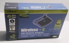 New! LINKSYS Network Adapter Wireless-G 2.4GHz 802.11g USB WUSB54G 
