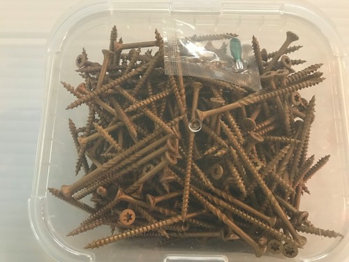 330 Pezzi Fissaggi U2 #9 x 3-1/8" Viti Universali NUOVO - Foto 2 di 2