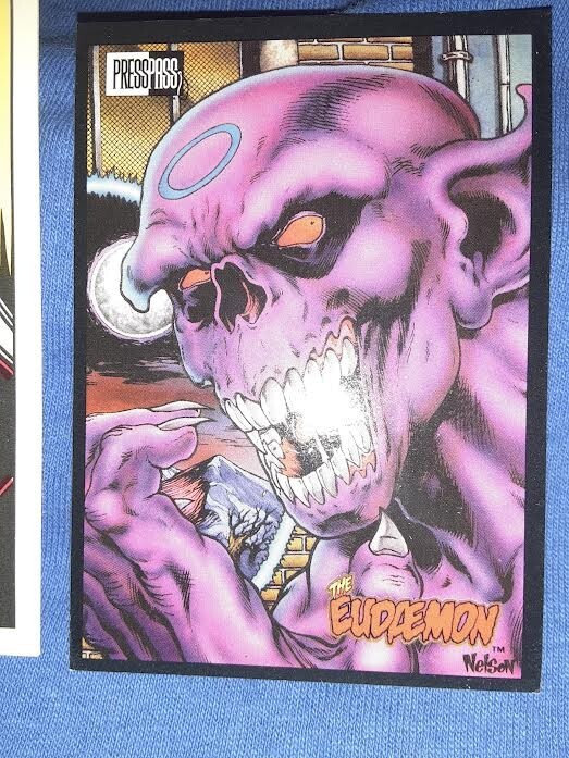 1993 Wizard Press Pass Exclusive Profile Card PP #2 of 3 Manta Eudaemon Promo