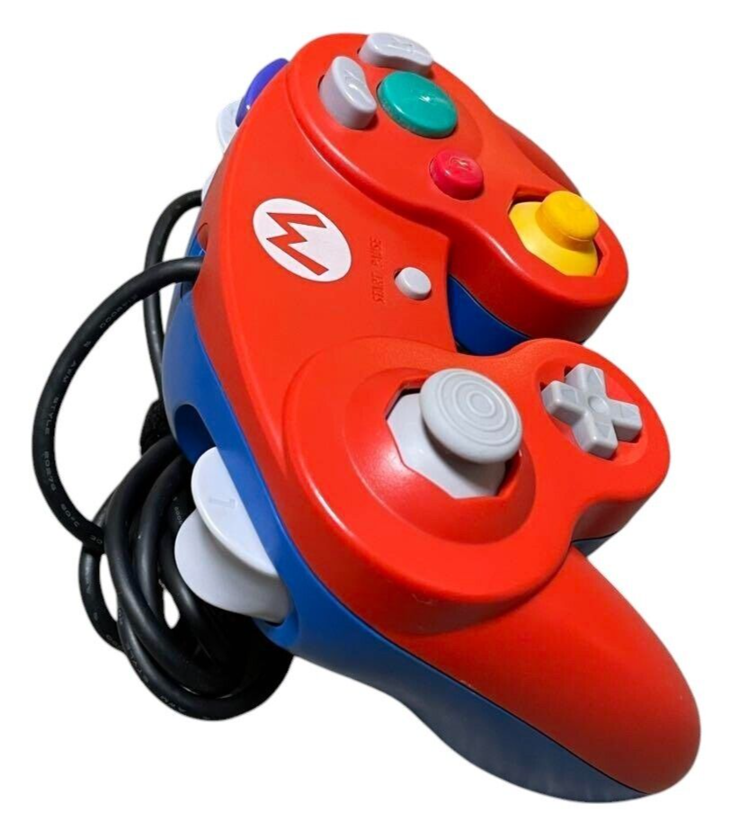 Club Nintendo Official Controller Mario Red x Blue Gamecube