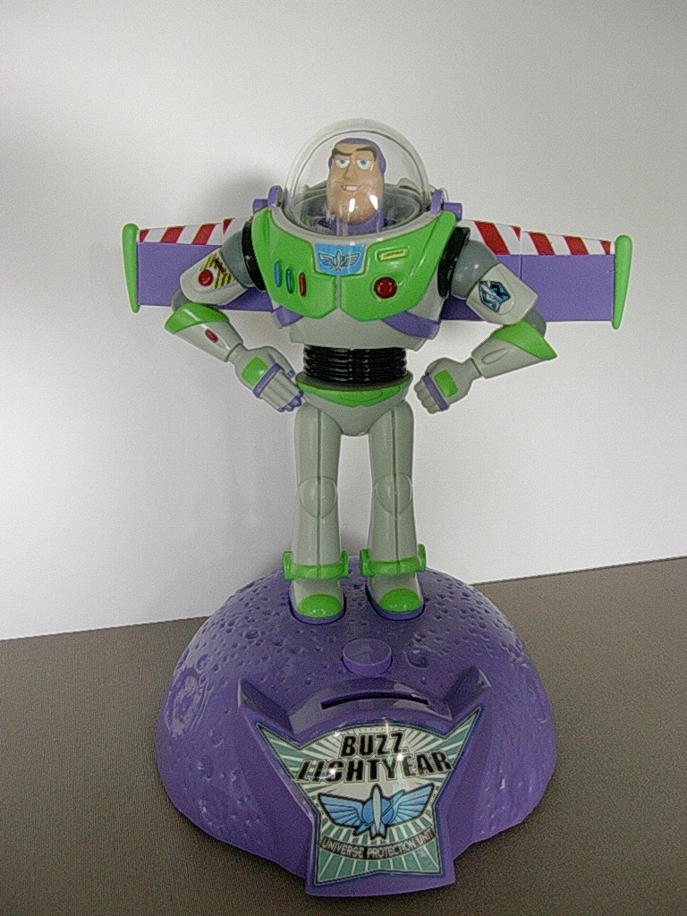 Tirelire Buzz l'Éclair Toy Story en PVC de 22 cm de hauteur pour chambre d'enfant