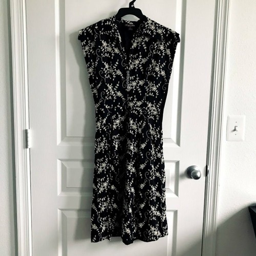 Trashy Diva Black Cream Flower Dress