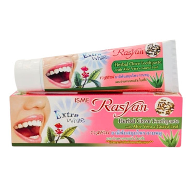 ISME Rasyan Herbal Clove Toothpaste - Antibacterial, Teeth Whitening 100 g