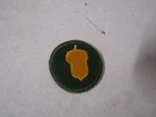 ORIGINAL MILITARY PATCH SEW ON WW2 ERA NO GLOW US ARMY 87TH DIVISION