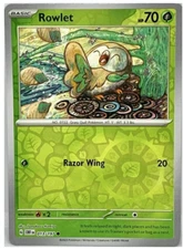 Pokemon - Rowlet- 013/197 - Reverse Holo - Obsidian Flames - NM/M - NEW