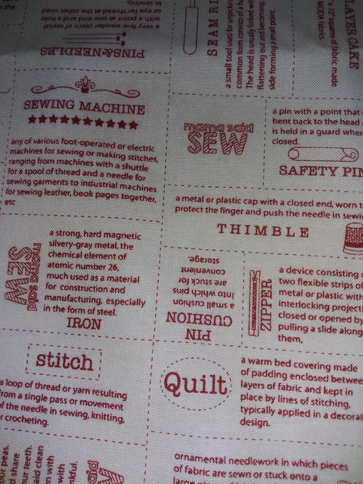 Moda Volume II Mama Said Sew Revisited by Sweetwater Cotton Fabric 2 Yards X 44" - Image 2 of 4