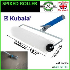 SPIKED ROLLER Aeration 500x123mm Self Levelling Screed Flooring Tool 40mm Spikes