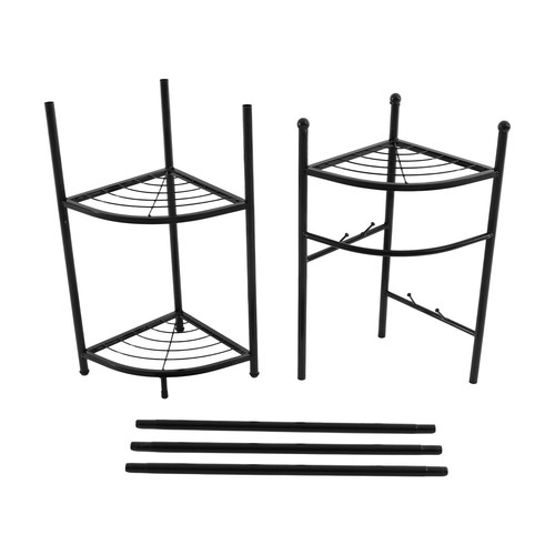 Metal Corner Clothes Rack, Gold Garment Rack Hall Tree, Freestanding Garment - Picture 5 of 24